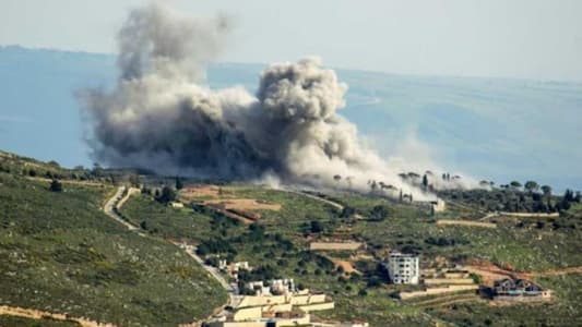 Four people were injured due to the two airstrikes targeting Majdal Selm