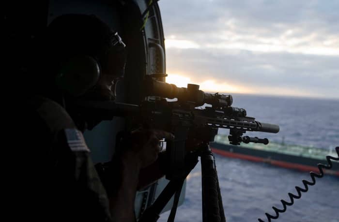 بالفيديو: مطاردة ناقلة نفط