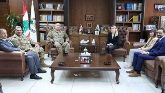 Acting Army Chief receives UNDOF commander, ICRC's Aeschlimann