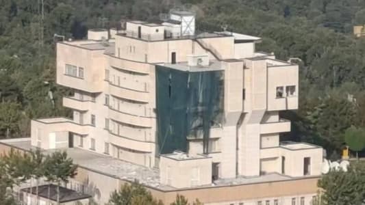 The first image of the building targeted in the assassination of Haniyeh