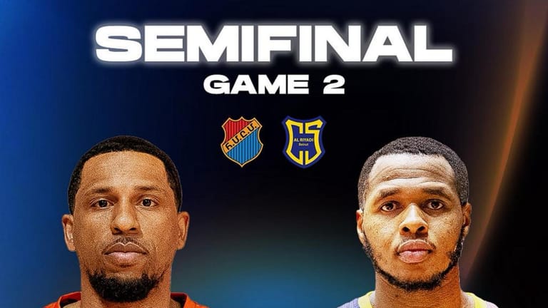 ترقبوا المباراة الثانية نصف النهائية بين هومنتمن والرياضي من "ديكاتلون" بطولة لبنان لكرة السلة الساعة 10 ليلا مباشرةً عبر الـmtv