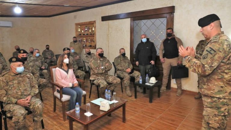 زيارة تفقدية لعكر إلى عدد من مراكز ألوية وأفواج الجيش في الشمال