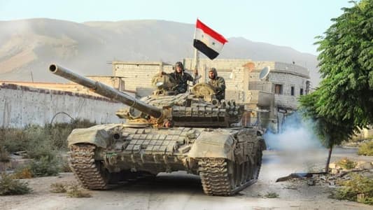 Syrian News Agency: A large military reinforcement has arrived in the city of Hama to bolster the forces on the front lines and counter any potential attack by armed groups