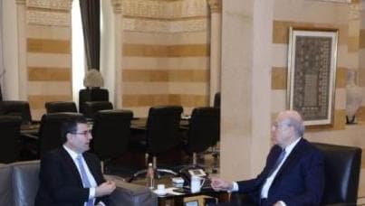 Mikati meets Interior, Justice, Agriculture Ministers