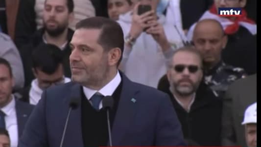 Hariri to the gathered crowds: I told you before, "Everything comes at its right time"