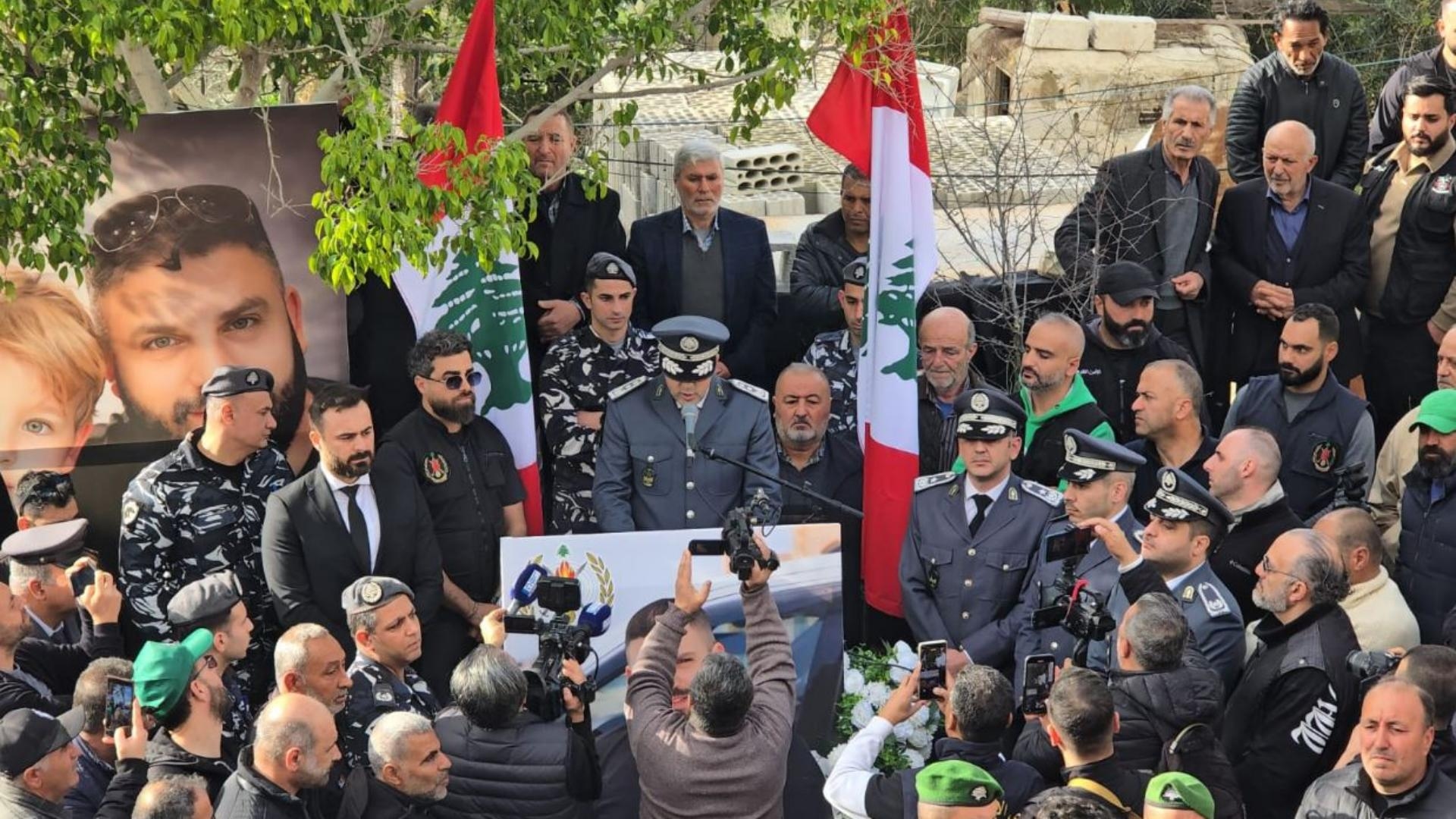 بالصور: قوى الأمن شيّعت شهيدها