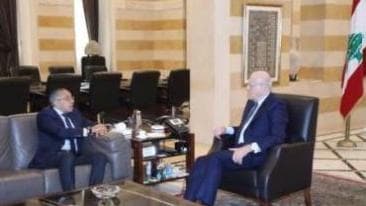 Mikati meets Egypt, France Ambassadors