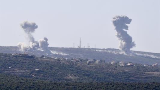 An Israeli interceptor missile exploded in the airspace of the town of Kfarshuba, southern Lebanon