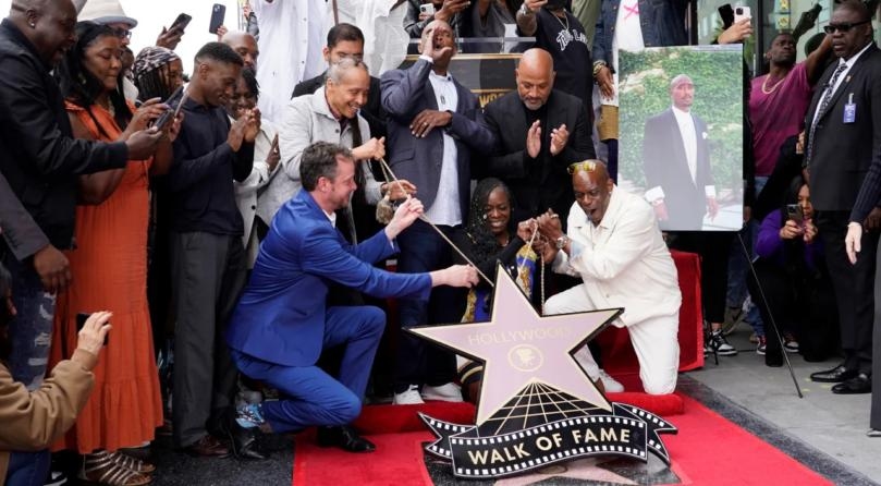 Tupac Shakur Receives Posthumous Hollywood Walk of Fame Star