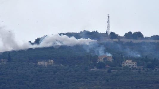 Israeli bombing targeted the outskirts of the towns of Tayr Harfa and Al-Jebeen