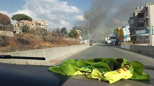 NNA: An airstrike targeted a house on the Kfar Roummane highway