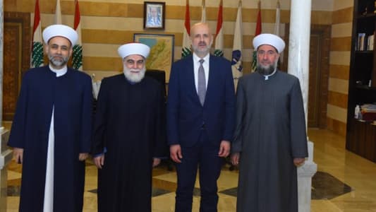 Mawlawi meets Miss Lebanon 2022, discusses Tripoli related affairs with Mufti of Tripoli and the North