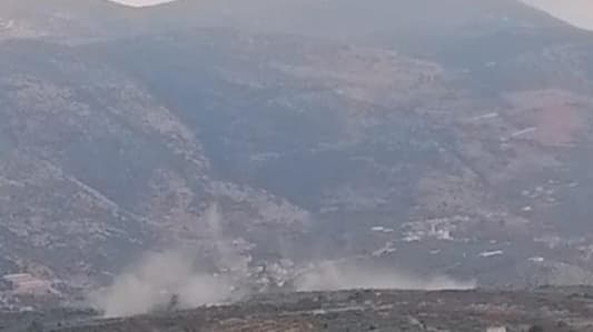 MTV correspondent: Violent and continuous bombardment on the outskirts of Aitaroun and Mays al-Jabal