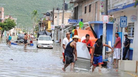 فيضان نهر في المكسيك... قتلى ومفقودون