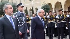 Watch: Salam’s Official Reception at the Grand Serail