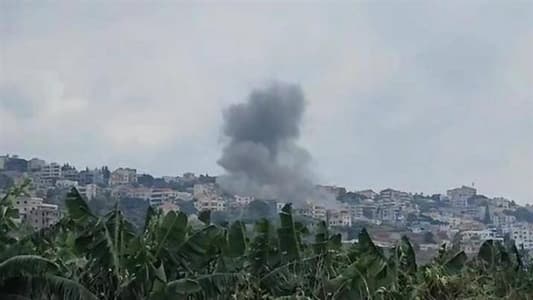 Series of airstrikes targets the towns of Nabatieh