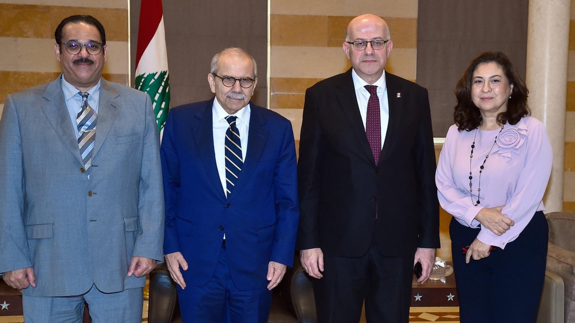 سلام بحث مع سفير تركيا في الأوضاع واستقبل وفد المعهد العربي للتخطيط