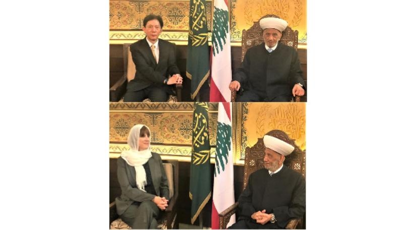 دريان التقى سفيري اليابان وكندا
