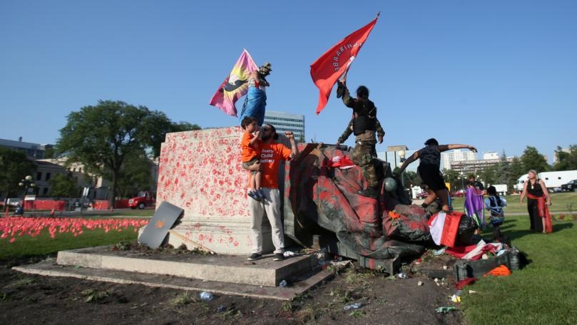 Statues of Queen Victoria, Queen Elizabeth II toppled in Canada