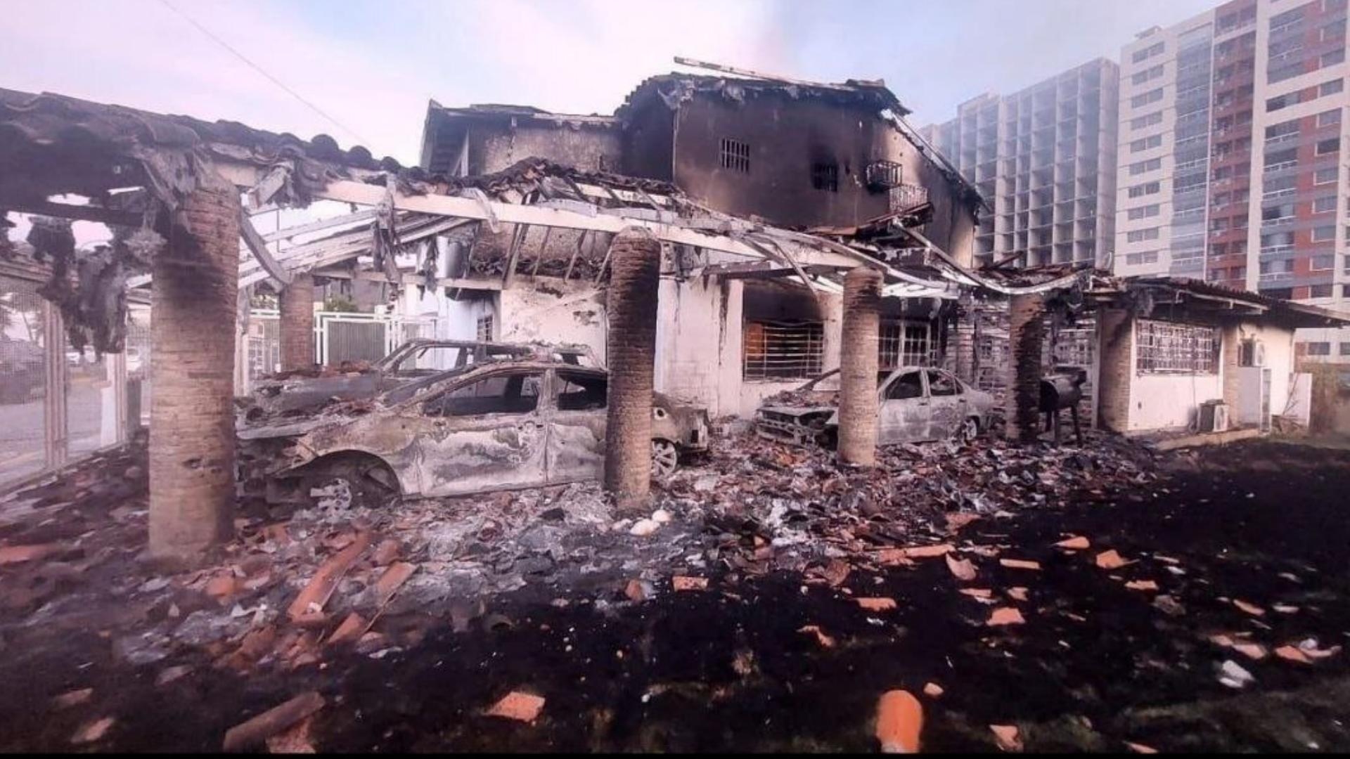 بالصّور: آثار الضربات على مقرّ مادورو قبل اعتقاله