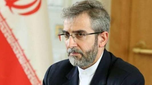 Tasnim News Agency: Acting Foreign Minister Ali Bagheri heads a delegation on a two-day visit to Baghdad for talks with senior Iraqi officials