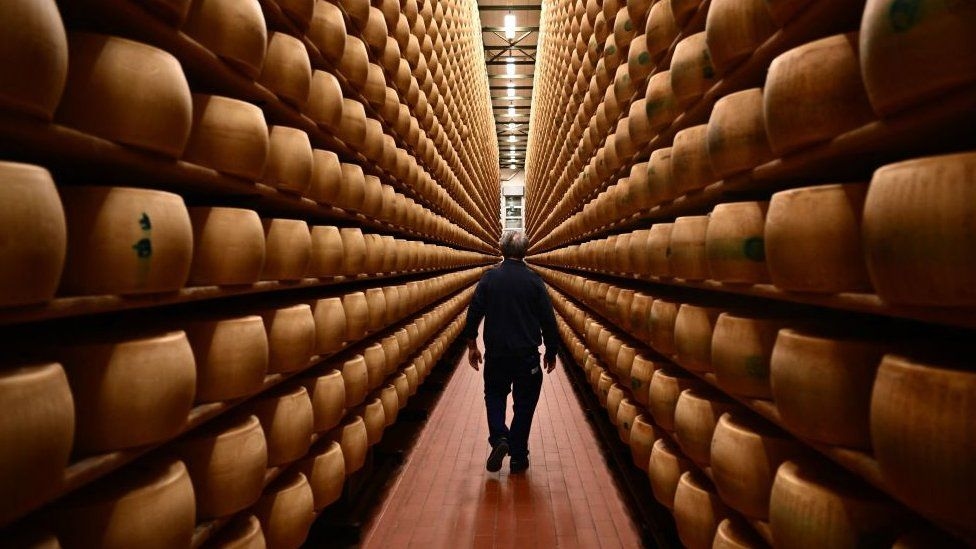 Italian Man Crushed to Death Under Falling Cheese Wheels