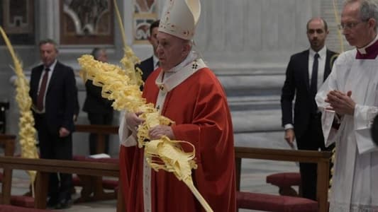 Pope Francis Skips Palm Sunday Homily But Continues Service