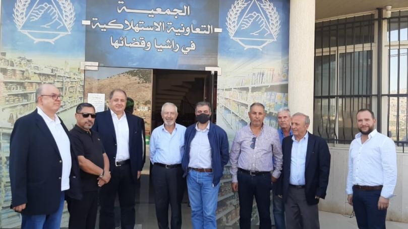 عربيد خلال جولة في قرى راشيا: لمساعدة مركز حرمون لتخطّي الظروف الصعبة وسنضع علاقاتنا وإمكاناتنا في خدمة المنطقة