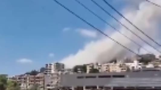 The number of injuries from the airstrike on Nabatieh has risen