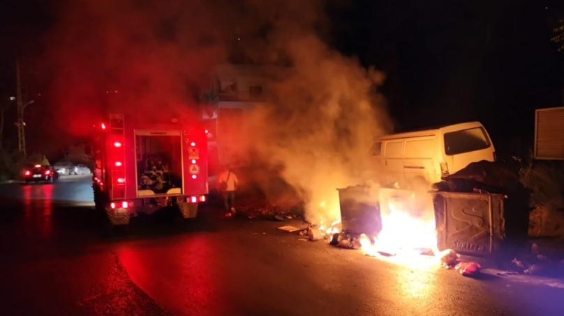 بالصّورة: حريق نفايات في جعيتا