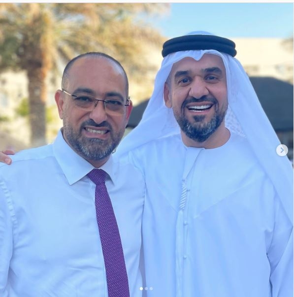 أول تعليق من حسين الجسمي بعد عقد قرانه