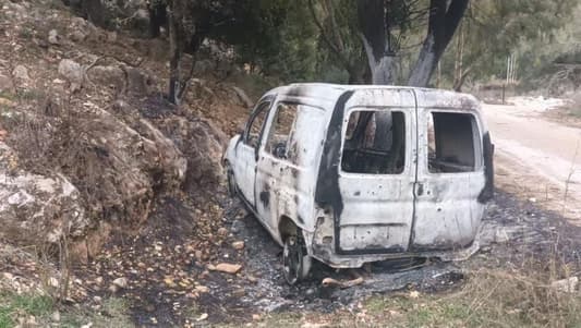 Photo: The Red Cross retrieved several bodies from a Rapid car in Wadi al-Salouqi, hit by gunshots from the enemy