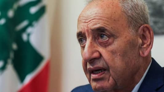 Berri discusses media law with Morcos, pays tribute to Hariri