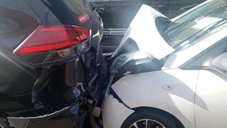 TMC: A collision involving three cars occurred near the airport tunnels toward Khalde; damages are material and traffic is heavy