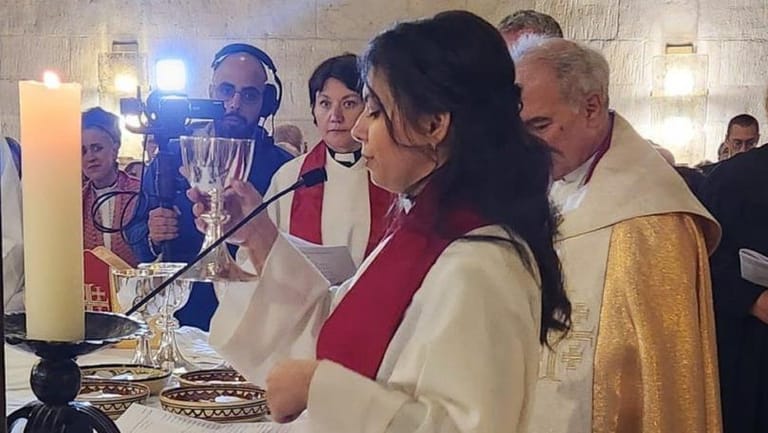 First Woman Pastor in Holy Land Ordained
