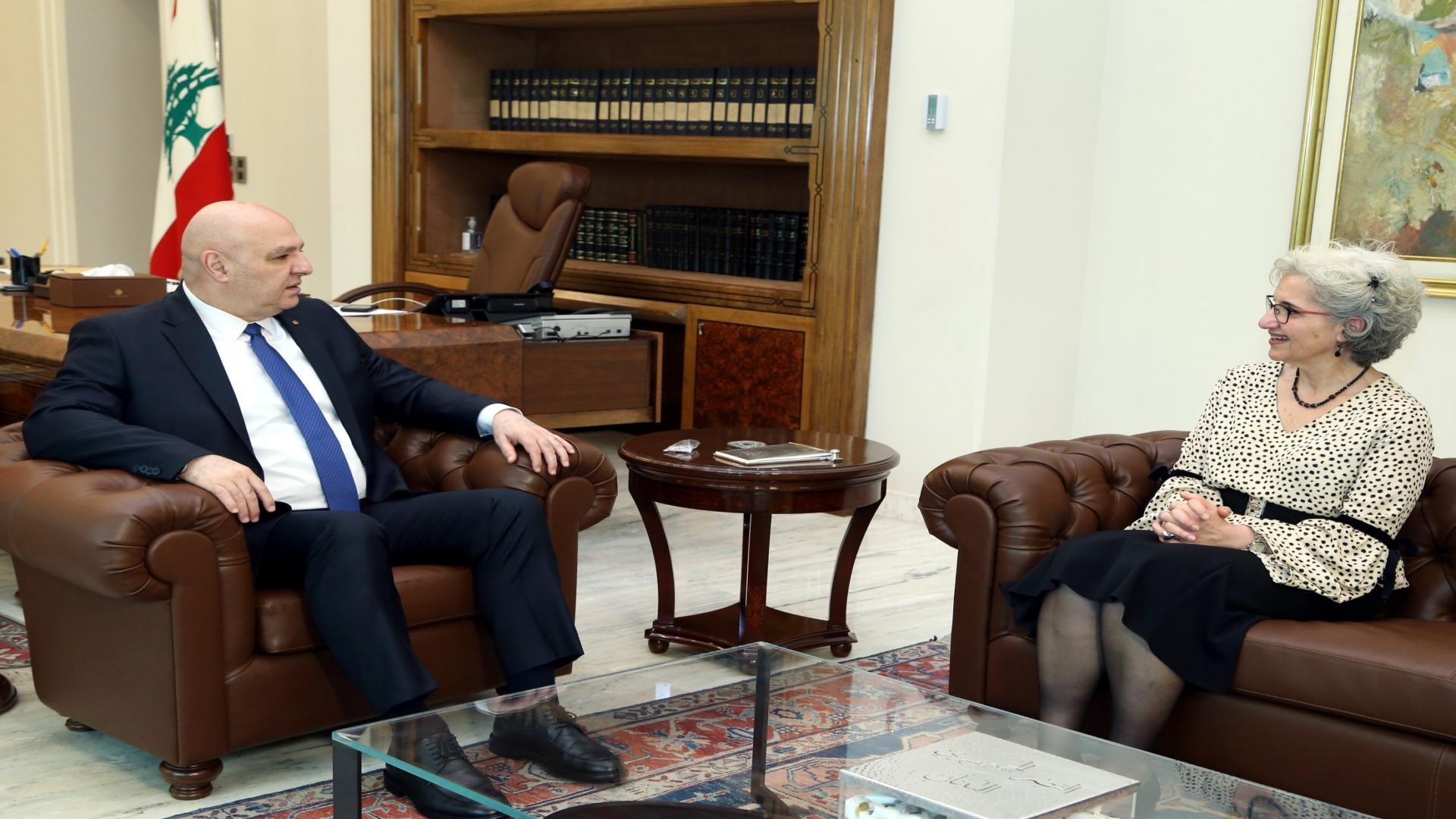 President Aoun hosts educational, and diaspora delegations