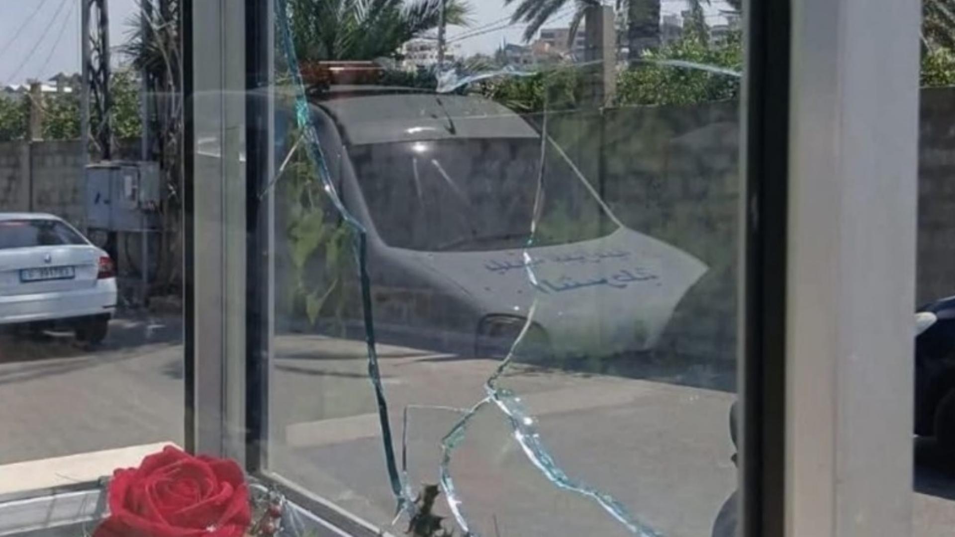 Photos: Statue of the Virgin Mary Vandalized