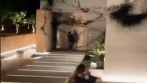 Watch: Messi's home is targeted