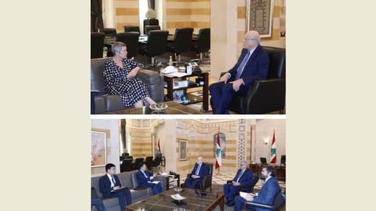 Mikati meets EU, China Ambassadors