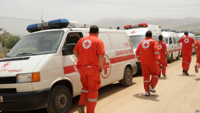 Lebanese Red Cross: 6 injured people have been transported from Al-Nour Square protest in Tripoli to hospitals in the region, and 17 injured people are being treated at the scene