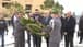 Caretaker Minister of Interior Bassam Mawlawi lays a wreath of flowers at the tomb of the martyr Rafik Hariri