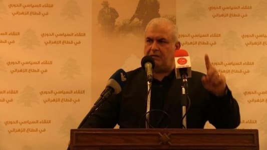 رعد: لن نندفع إلى حرب أهلية ولكن لن نقبل بأن يذهب الدم هدراً