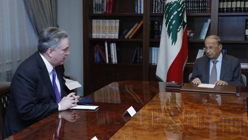 President Aoun affirms Lebanon's desire to continue indirect border negotiations with US mediation