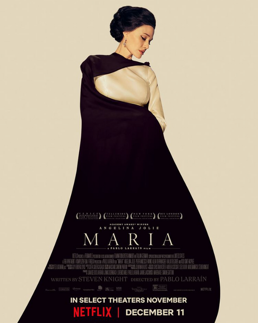 إطلاق البوستر الرسمي لفيلم Maria... هكذا بدت أنجلينا جولي!