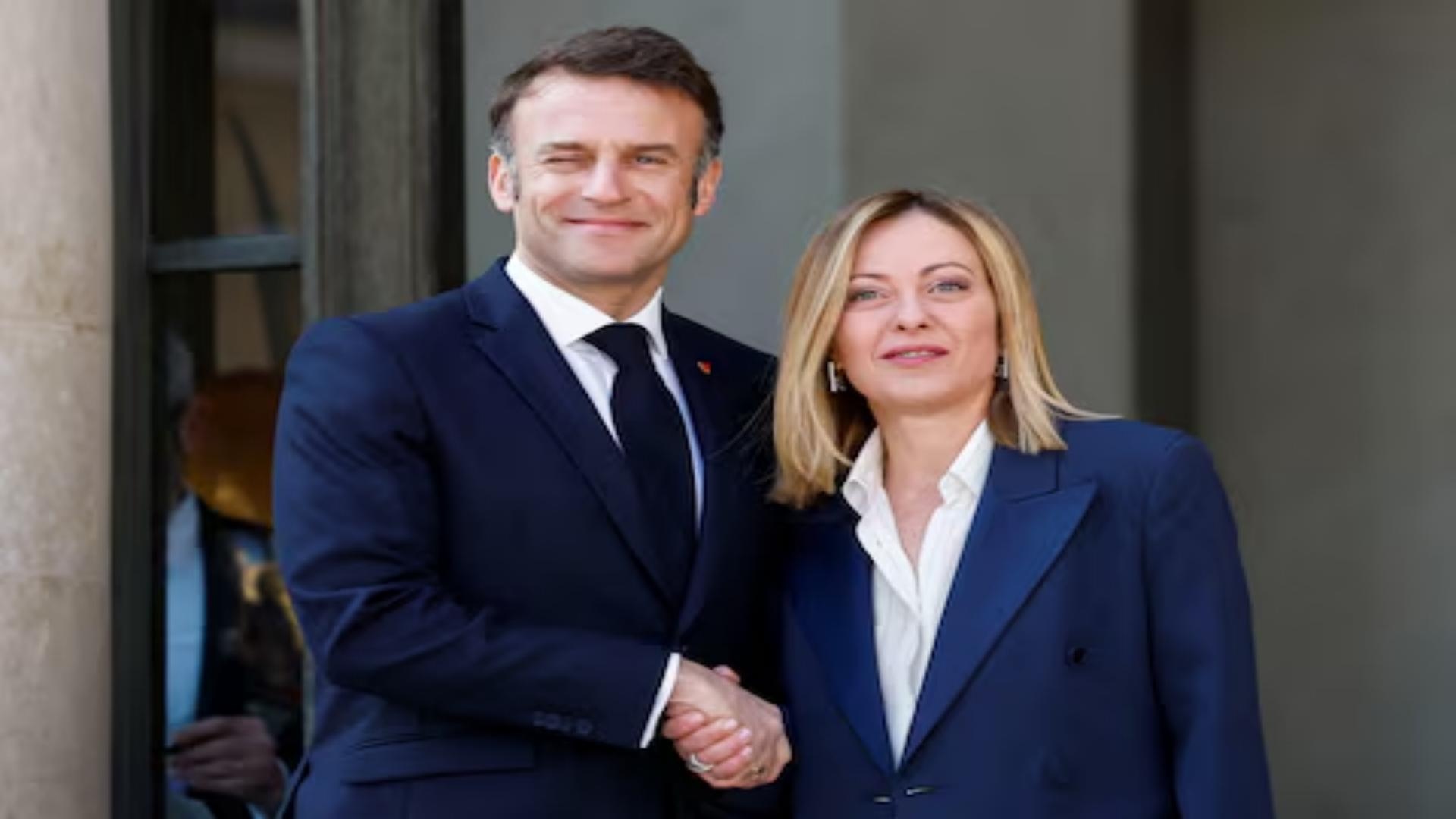Italy's Meloni will host Macron in Rome on June 3, her office says