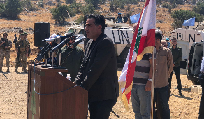 Hamieh visits liberated town of Kfar Shuba