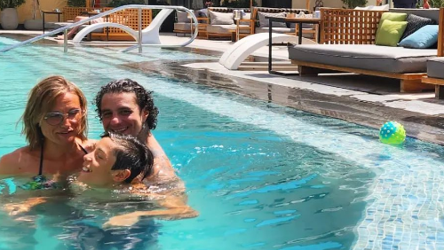 أحمد الفيشاوي في صورٍ جديدة مع ابنه: "العائلة تأتي أولاً"