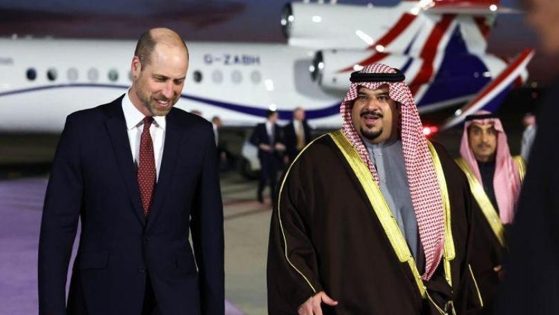 بالصّور: الأمير وليام في الرياض