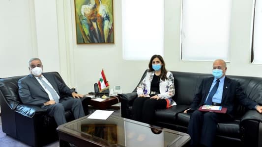 Dashti affirms to Bou Habib ESCWA’s continued support to Lebanon, pushes for swift reforms