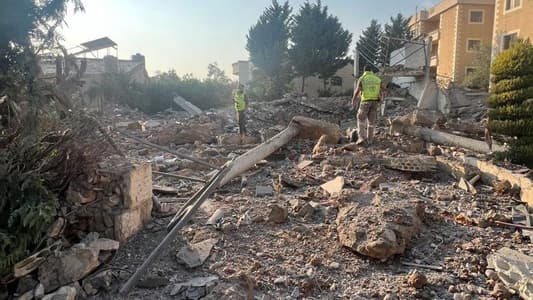 NNA: An Israeli airstrike targeted the Salameh family home in the Baydar neighborhood in the town of Kfar Remen in Nabatieh, completely destroying it